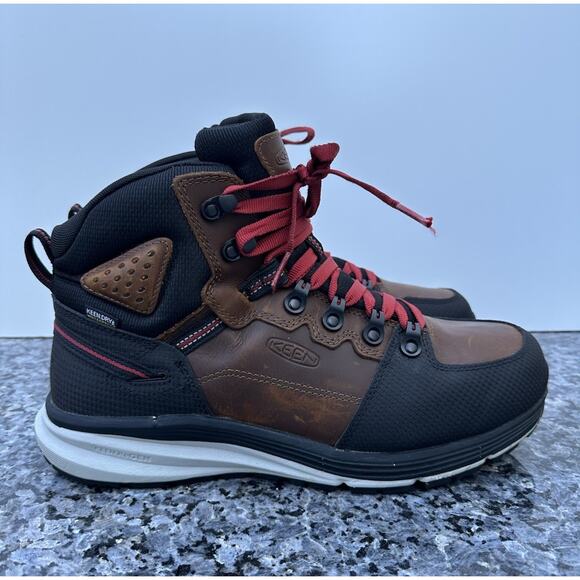 KEEN Utility Men’s Size 11.5D Red Hook Carbon Toe WP Work Boots 1025618D - Picture 1 of 13
